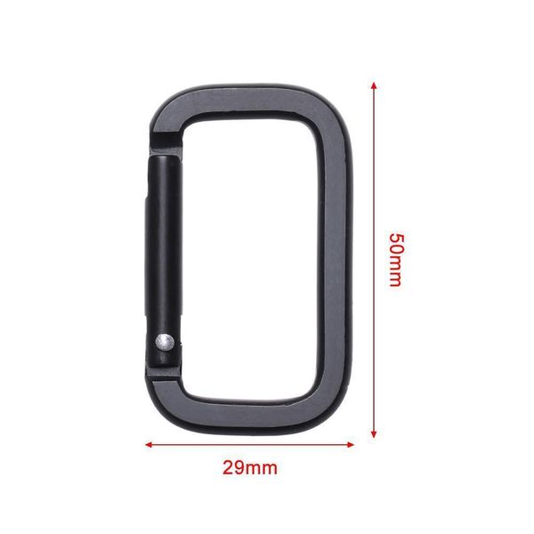 

5 pcs aluminum alloy plated spring oval rings camping carabiner bag belt buckles handbags clips snap bottle hooks outdoor tools q bbyaqe