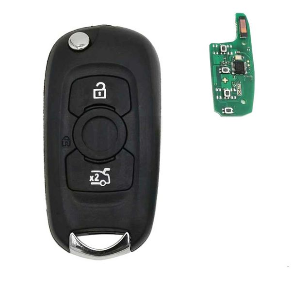 

3 buttons flip remote car key 433mhz for astra k 2015-2017 id46 pcf7961 chip