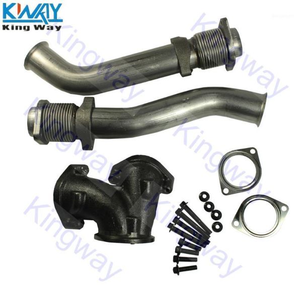 

king way- powerstroke turbo diesel w/ hardware bellowed up pipe kit fit 99-03 7.3l1