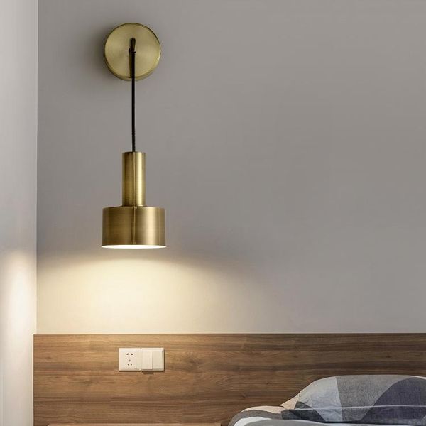 

wall lamp light luxury nordic bedroom bedside led living room background el