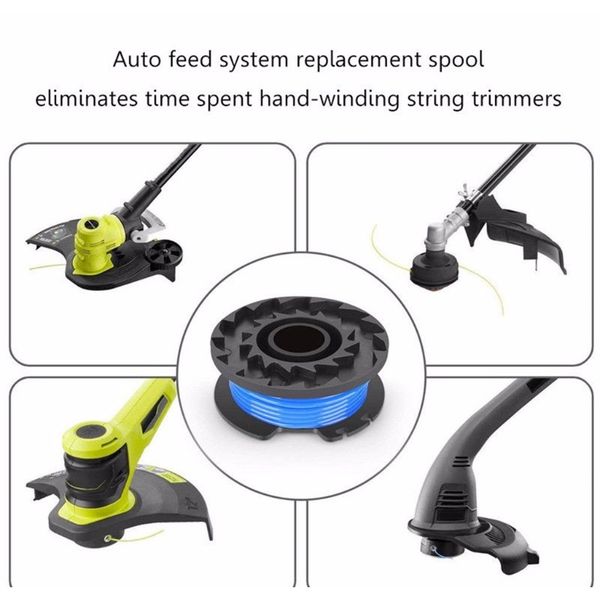 

3pcs replacement spool line string trimmer line for ryobi one ac14rl3a .065 line and spool for ryobi 18 24 garden tools d3 bbyzvj