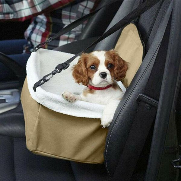 

kennels & pens foldable dog car seat safety portable pet carrier breathable mesh puppy cat cover for travel supplies