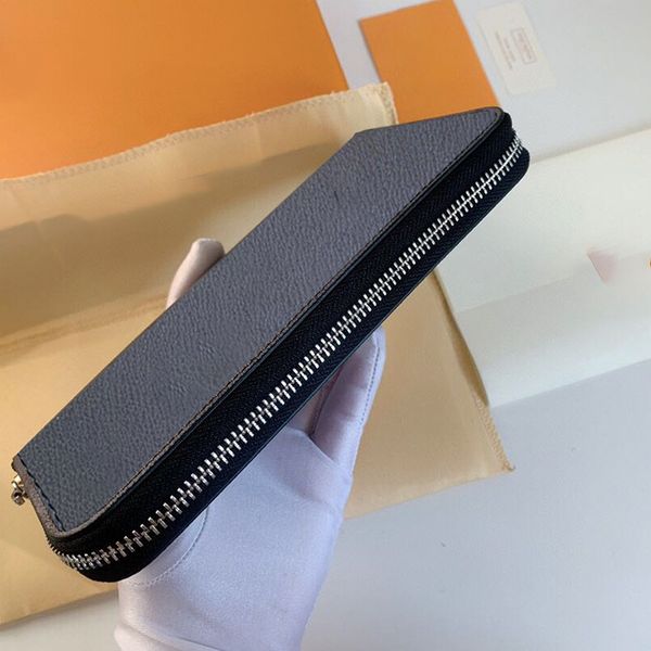 

zipper mens card holder fashion wallet card holder long wallet key pouch leather credit card letter floral purse men wallet bags handbags, Red;black