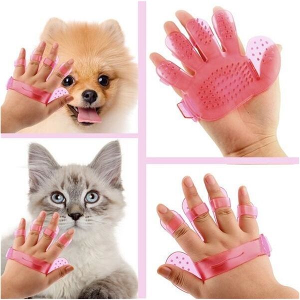 

pets massage comb bath brush for dogs and cats wash head scalp hand brush pet supplies