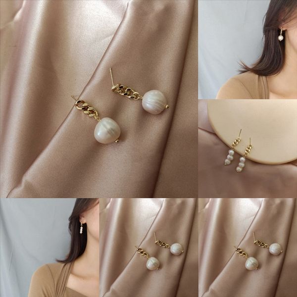 

vxow funny trendy white zirconia rhinestone small cute stud jewelry display earring earring cubic for women punk silver plated luxury, Golden