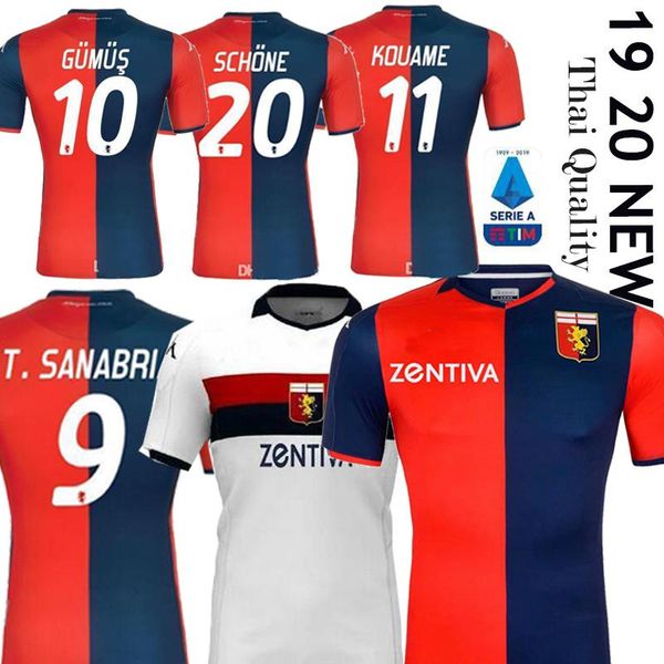 

genoa cfc футбол футбол домой 2019 2020 г. maglie da calcio gumus kouame romero sturaro s. pinamonti футбольные рубашки 19 20, Black;yellow