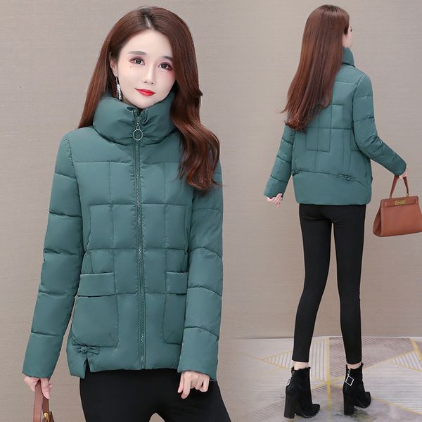 

down short winter 2020 new slim and foreign style women's small cotton padded jacket, Black