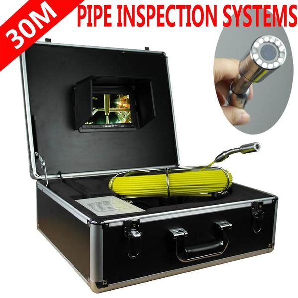 

hd industrial pipe endoscope pipe detector sewer video camera wall bolt camera 50m