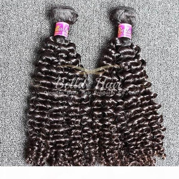 

горячий продавая peruvan curly наращивание волос 2pcs много необработанные natural black перуанский волос пучки бесплатная доставка bella во