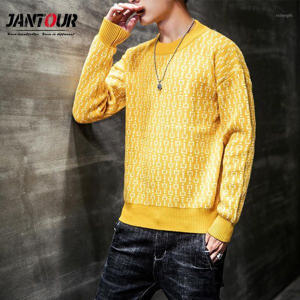 

2020 sweater mens winter thick warm cashmere turtleneck men knitted plaid fashin sweaters slim fit pullover pull homme classic1, White;black