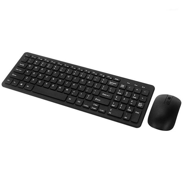 

keyboard mouse combos 2.4ghz wireless set share one receiver for raspberry pi 4 model b/3b+/3b jetson nano computer pc windows1