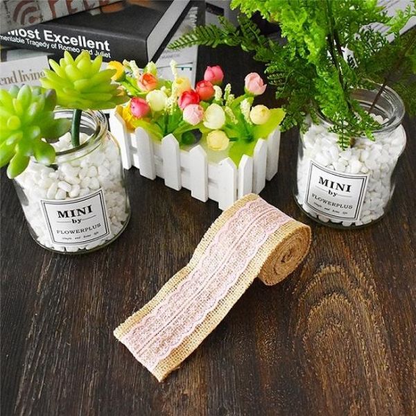 

10 метров больше вариантов свадебные украшения кружевной ткани рулоны катушки на день рождения подарок обручкой свадьба комната одеяла событ