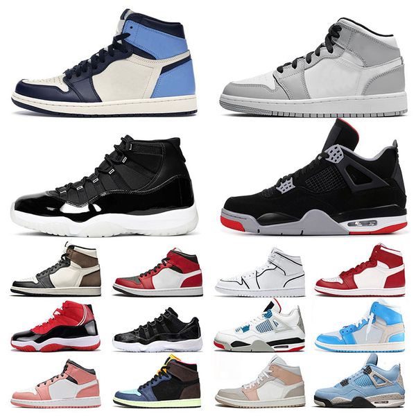 

jumpman 1 mid 1s basketball shoes men women original 25th 11 concord 11s cactus jack 4 high 4s trainers sneakers