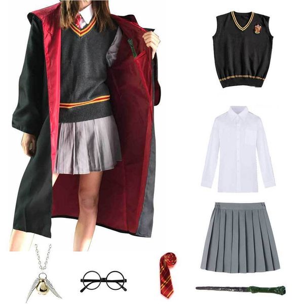 

kids magic school robe cloak wizard party cosplay granger costume school uniform halloween costume lj200930, Blue