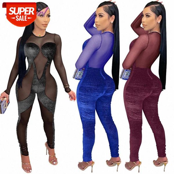 

spaghetti strapless hollow out backless night party club skinny jumpsuit bandage v neck outfit rompers one piece overalls #hd5f, Black;white