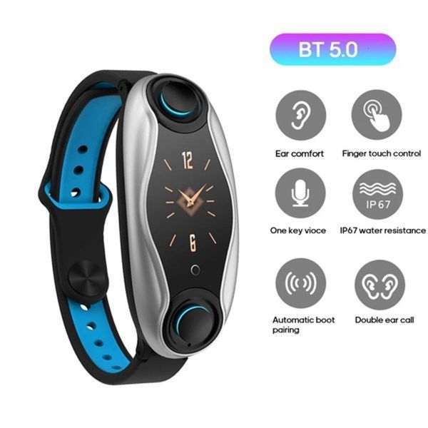 

t90 bracelet tft screen smart ip67 water ristance fitns alarm sports watchjk