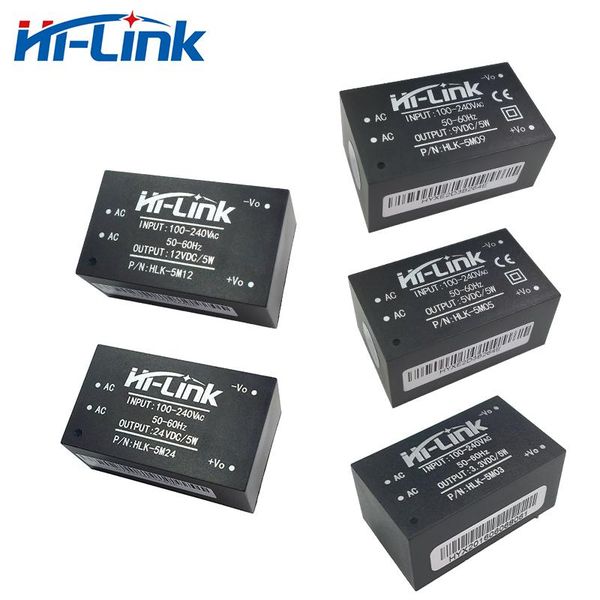 

smart automation modules 2pcs/lot hi-link 5w 3.3v/5v/9v/12v/24v output 110v 220v in low cost isolated power module supply