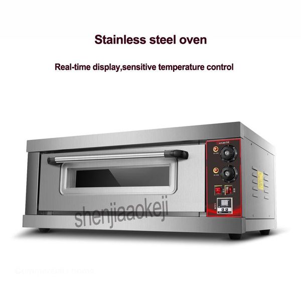 

3200w stainless steel oven commercial large-capacity single-layer oven household electric oven, timing function 220v/50hz