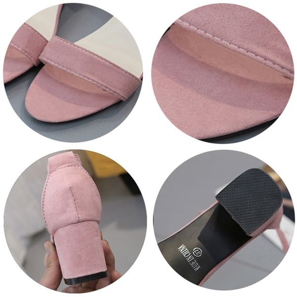 

fashion women shoes sandals women 2019 high heels big size summer sandals for women scarpe donna open toed high heels, Black;white