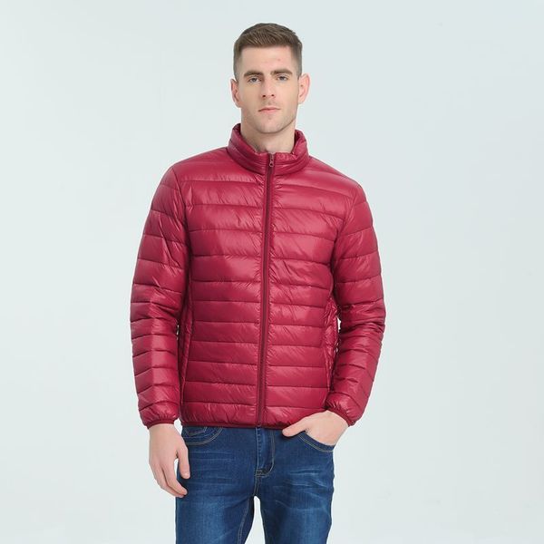 

2021 men plus-size casual down jacket new men's clothing yu rong to vzu1, Black
