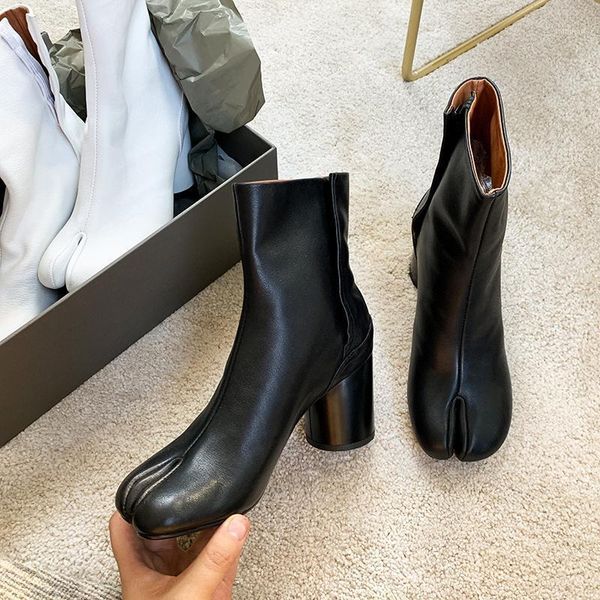 

sklfgxzy new style the western boots genuine leather female boots women's cowhide autumn and winter women's shoes1, Black