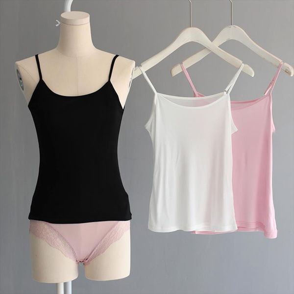 

бретели топ фам 100% натурального шелка белье майка женщин синглетного недоуздок верхней части бака жилет camis рукавов лето xxl, White