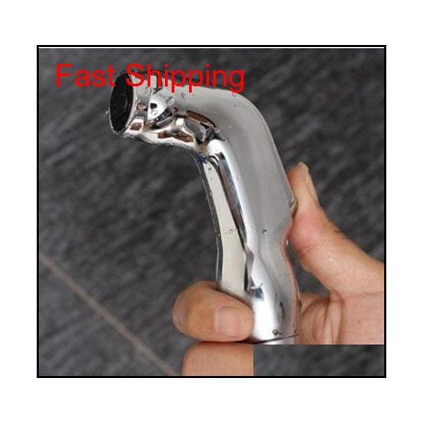 

bathroom toilet abs bidet sprayer hand held single head chrome polished douche shattaf diaper wash spray showe qylczv dh_seller2010
