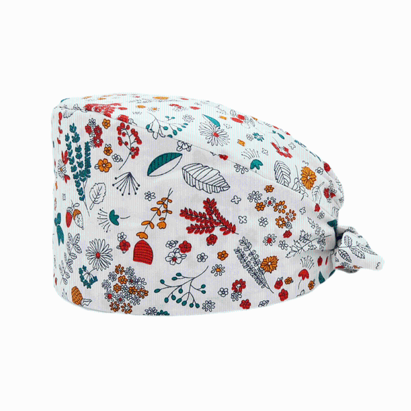 

adjustable surgicals caps with protect ears anime print bouffant nursing hats head scarf pet lab scrubs cap
