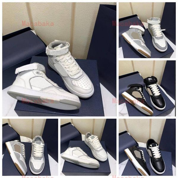 

2021 lovers sneaker shoe women men genuine leathe casual sneaker shoes high low walking shoes with box quality, Black