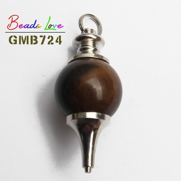 

18x41mm natural pendulum cone stone pendant turquoises cat eye opal tiger eye strawberry quartz agata lucky beads diy necklace wmtoyt
