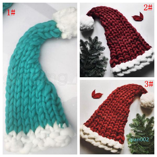 

factoryfpo7christmas home hats 3styles fashion wool knit outdoor autumn winter warm hat xmas gift party favor indoor tree decor ffa