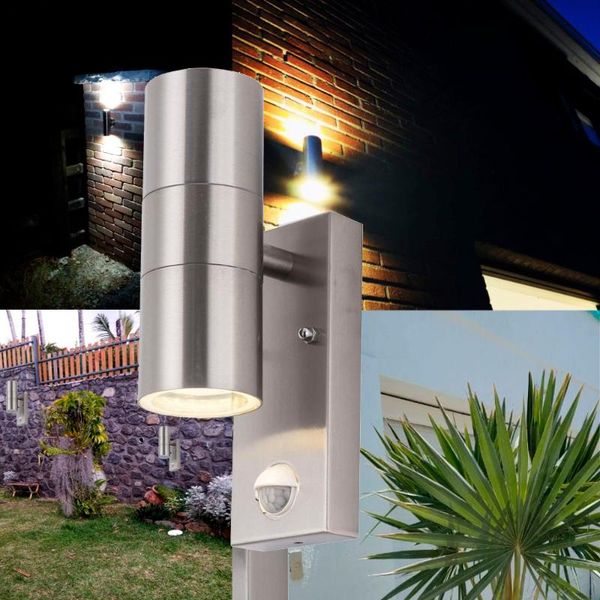 

10w infrared human body induction indoor wall lamp pir motion sensor led wall light