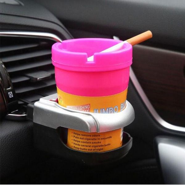 

многоцветный автомобиль ashtray огнестойкий материал легкий чистый автомобиль ashtray fit большая часть держателя truck truck office сигарет