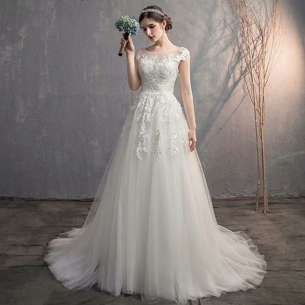 

2021 new bridva da colher collar dressed robe soiree bride a being rn6w, Blue;red