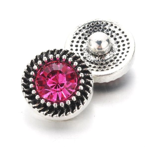 

10pcs lot new shining snap jewelry 12mm snap buttons with rhinestone charm button fit snap bracelets bangles for women h bbyqrq