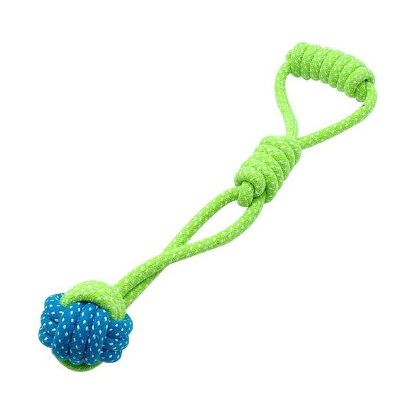 

7pcs/lot dog pet toys pet puppy chew toy ball cotton rope knot playing interactive toys for small medium large dogs wmtybe