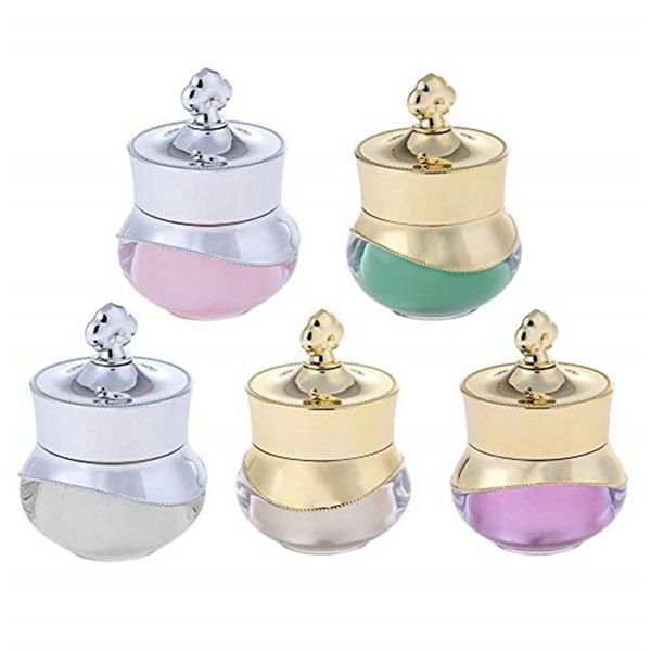 

5g пластиковые пустой перезаправляемые cosmetic контейнер портативный макияж баночки горшок для хранения образцов пакет с лайнеры завинчиваю