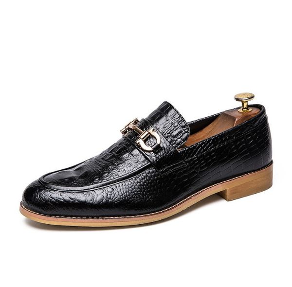 

genuine leather men flats casual shoes soft loafers comfortable driving shoes business wedding party 2021 men breathable shoes, Black