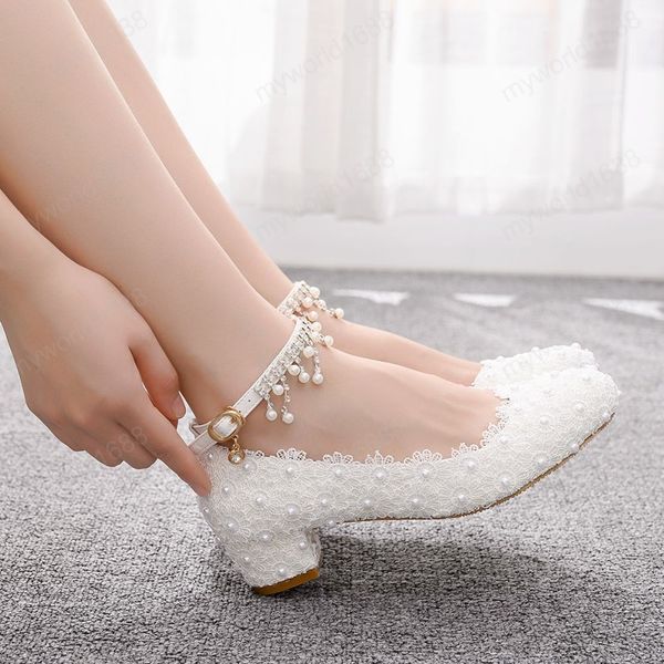 

ankle strap womens wedding shoes shoes woman high heels platform heels evening party glittering round toe custom, Black