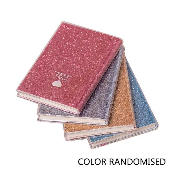 

creative pvc notebook paper diary school shiny cool paper gift kawaii notebook sketchbook agenda for kids planner schedule j4e7, Purple;pink