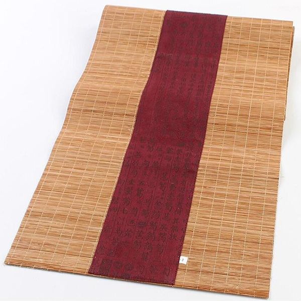 

mats & pads 30*60cm household bamboo table flag coffee mat european cloth special offer kitchen supplies