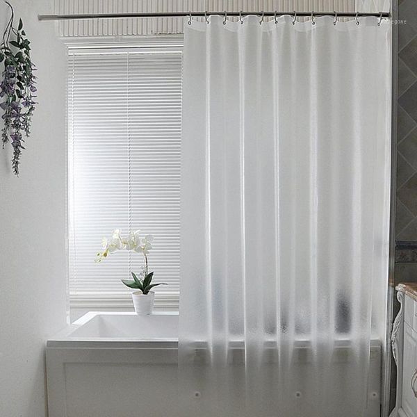 

shower curtains ufriday nordic peva frosted curtain semi transparent bathroom modern plastic waterproof thickened bath curtains1