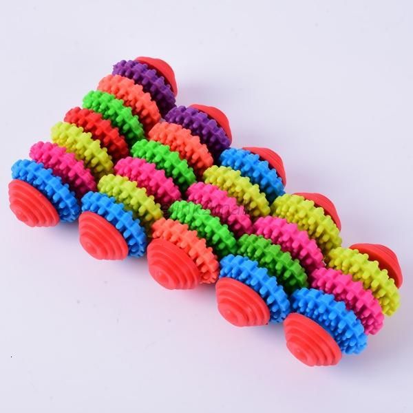 

teething small rubber pet dog dental puppy colorful healthy teeth gums chew toys