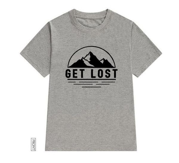 

get lost adventure women tshirt cotton casual funny t shirt lady yong girl tee 5 colors drop ship s-575, White