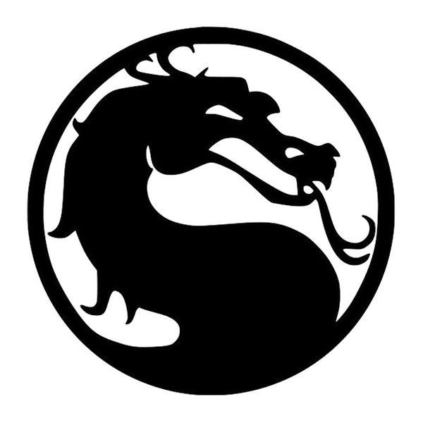 

15*15.1cm creative vinyl car body decal chinese traditional dragon waterproof car sticker black/silver s1-2232