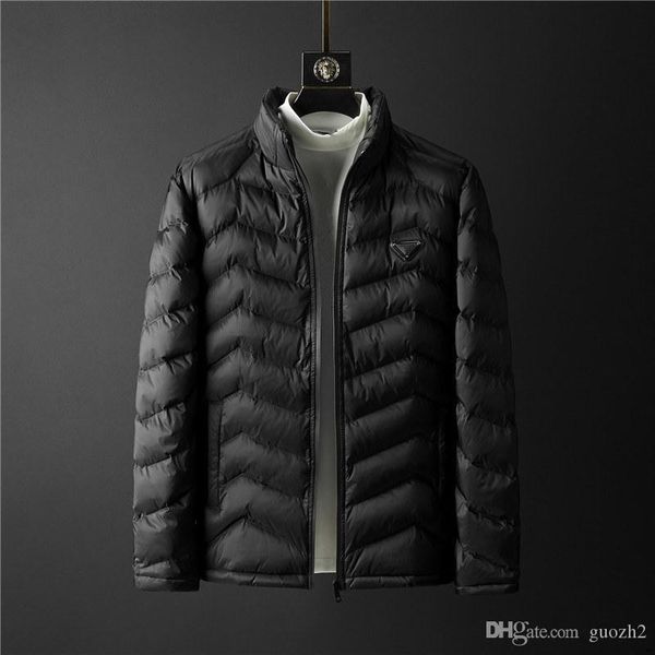 

thick winter god essentials jacket of cotton-padded fog fear coat jacket padded outwear men's wadded quilted youth down man jerr tapts, Black