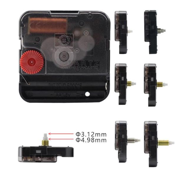 

sweep type silent clock movement 12888 replacement wall quartz clock mechanism repair accessories 6 sizes shafts