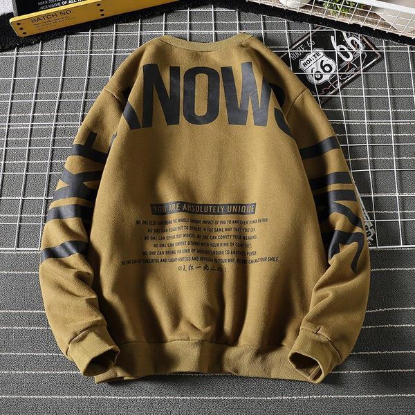 

2021 autumn coat hip-hop kong style men's clothes sweater sleeves lkpz, Black