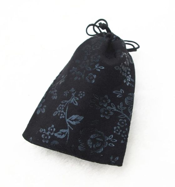 

gift wrap 3.6 x 4.7 inch 9 12cm black flower velvet bags jewellery pouches small bag perfect for jewelry wedding favors