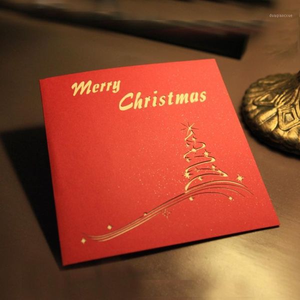 

greeting cards 3d popup christmas tree card1